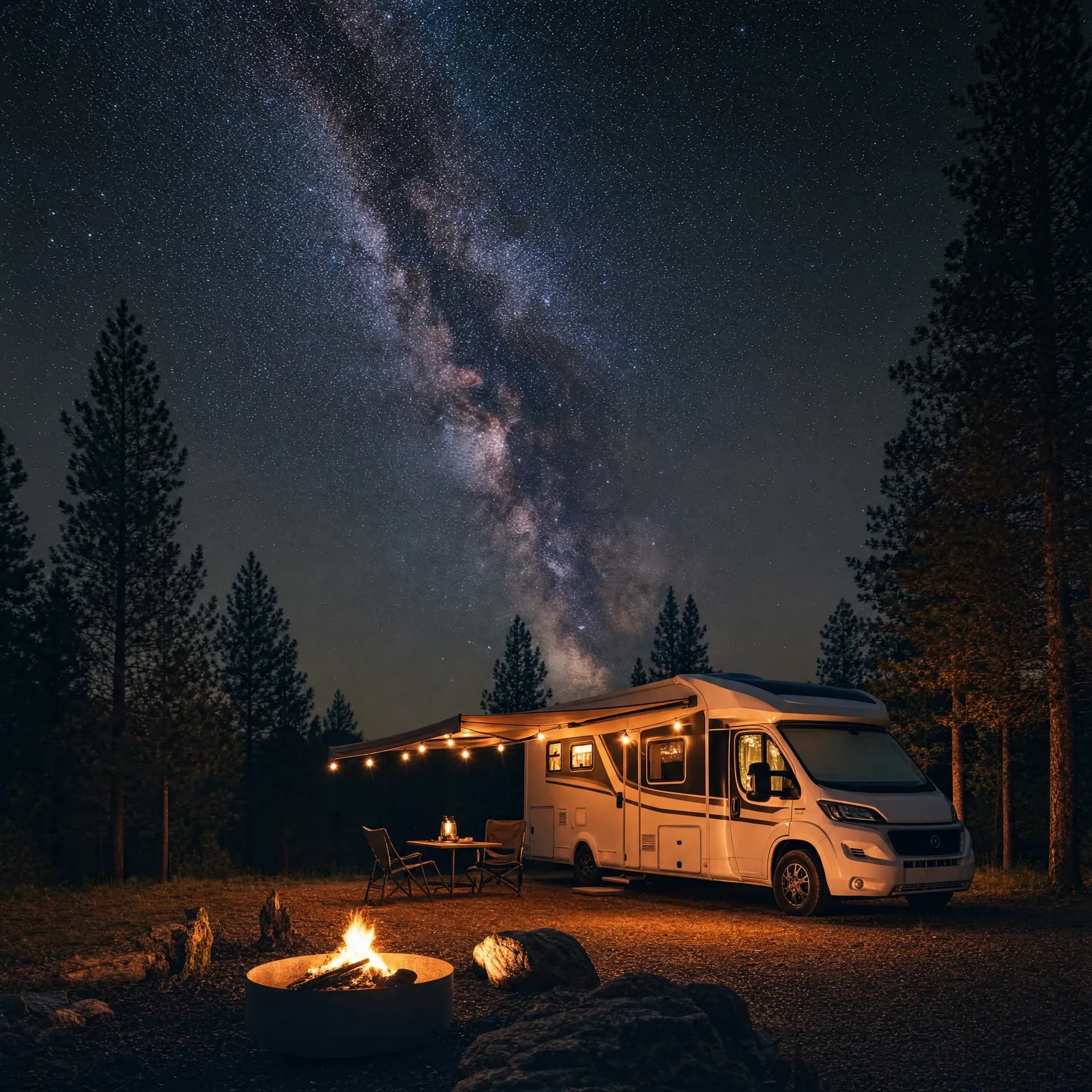 Camp under the Milky Way